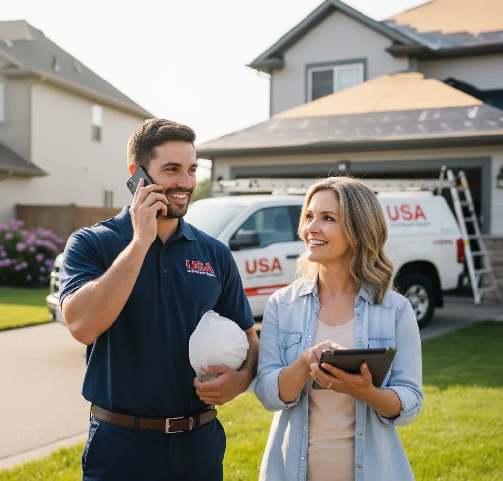 USA Roof Repair Experts customer support in Manawa